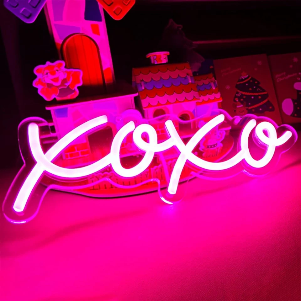 Xoxo پنک نیین سائن